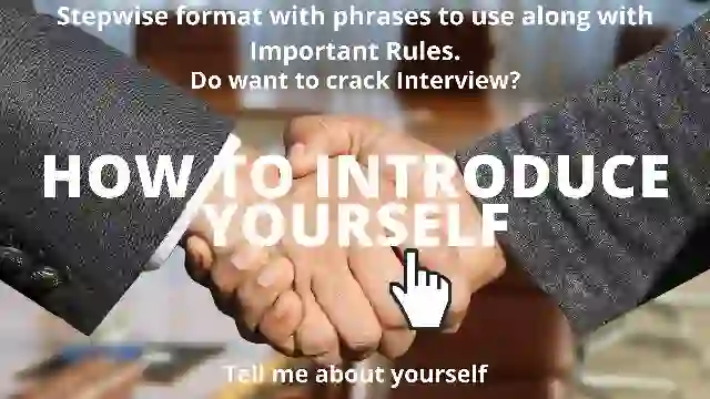 How to introduce yourself