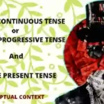 present continuous tense