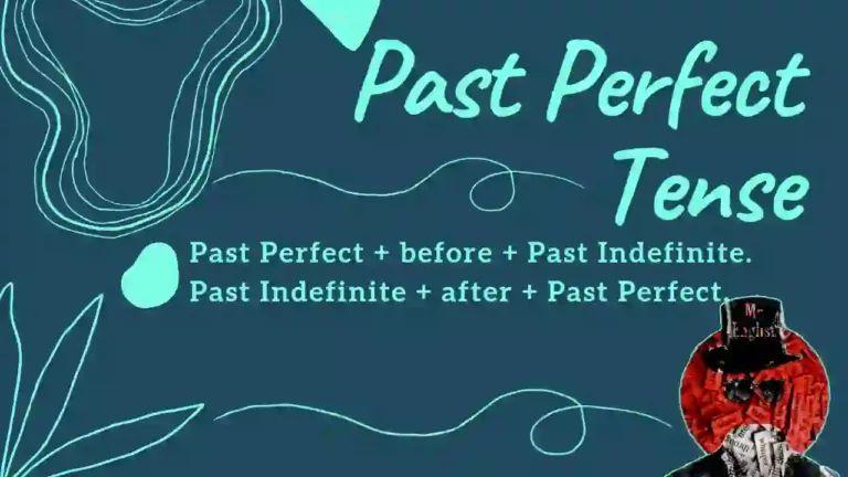 past perfect tense