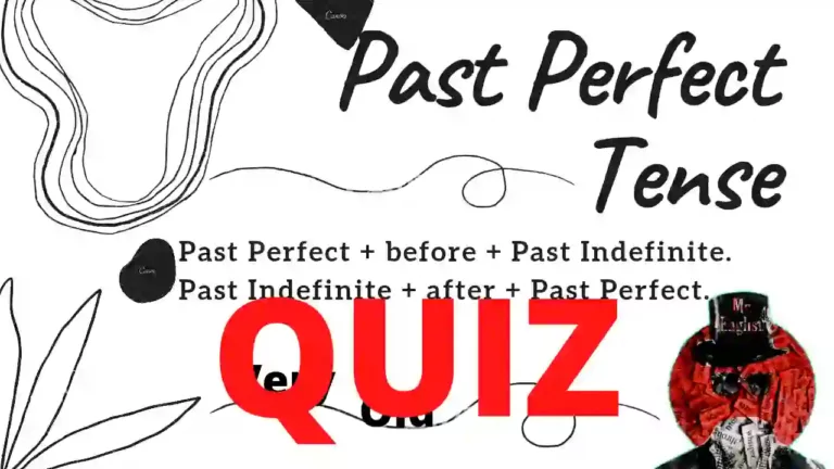 past perfect quiz