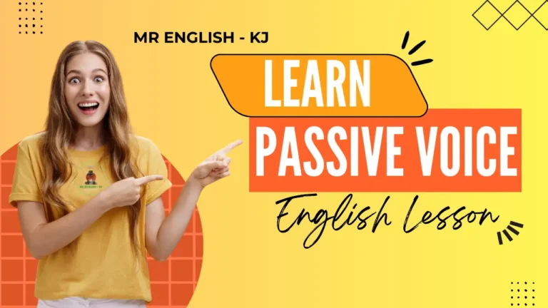 English Grammar Passive Voice With Examples