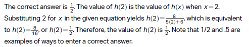 Math test answers