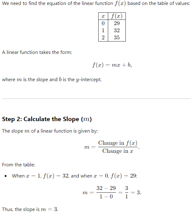 Linear Equations in SAT Math free preparation and solutions