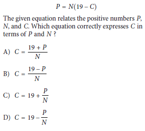 SAT Math Question solutions and free explanation