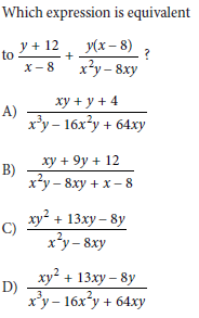 SAT Question and answer preparation, practice SAT Math for free