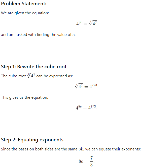 Free solutions of the Advanced Math problem in SAT Math