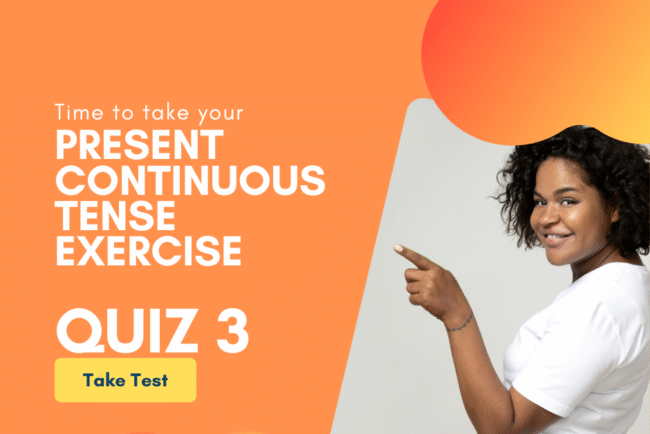 Present Continuous Tense Quiz