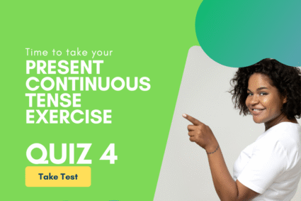 Present Progressive Tense Exercise