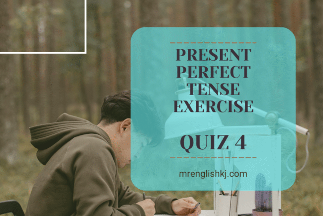 Present Perfect Tense Test