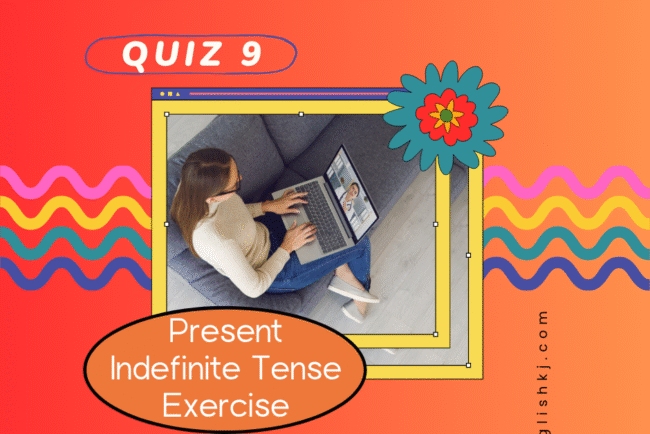 Present Indefinite Tense Exercise