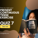 Present Continuous Tense Exercise