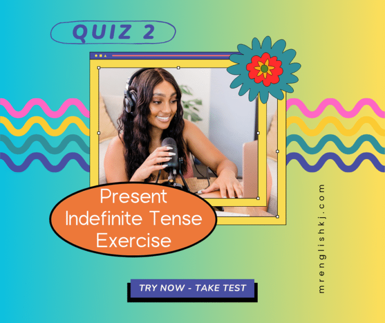 Present Simple Tense Quiz, Test, Exercise