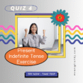 Present Indefinite / Simple Tense Quiz, Test, Exercise