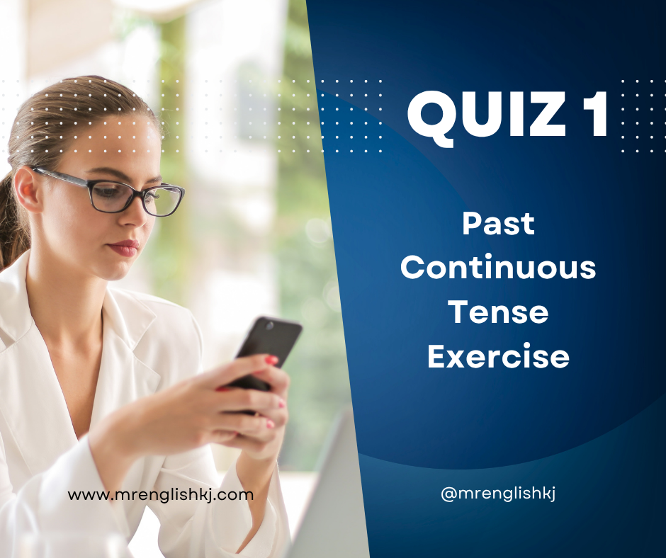 Past Continuous Tense Exercise