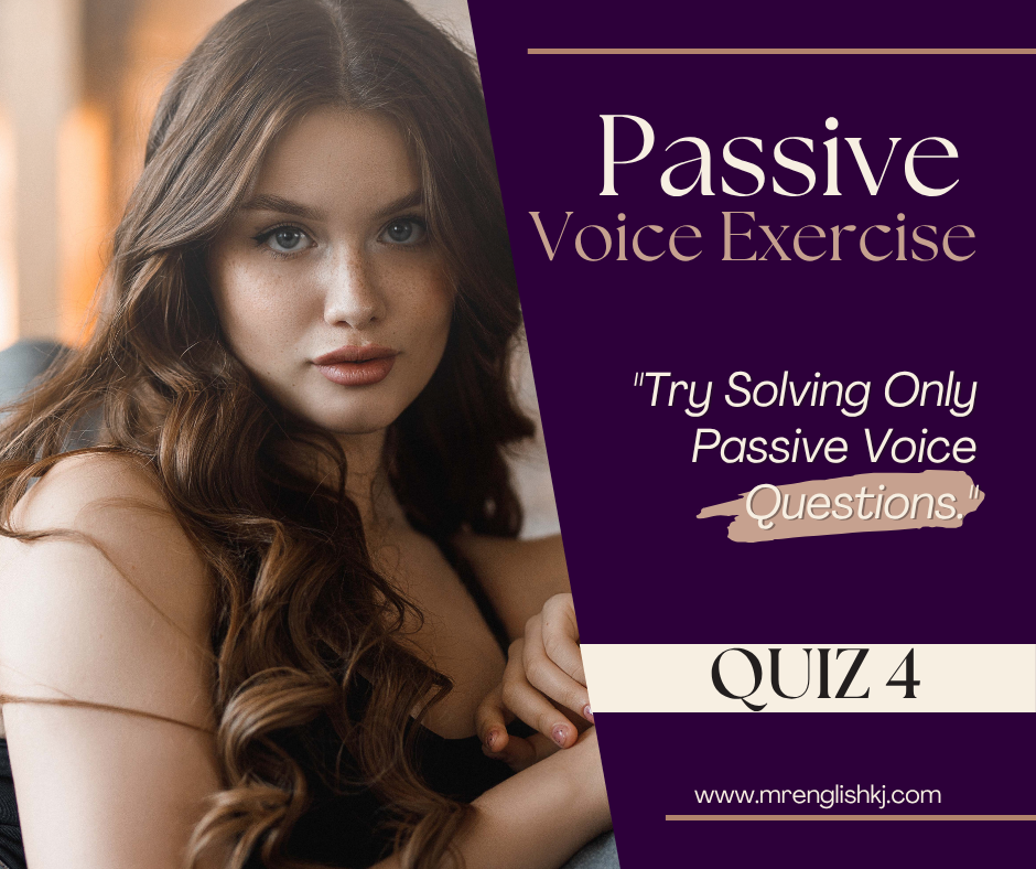 Learn and Practice Passive Voice - English Grammar and Spoken English test