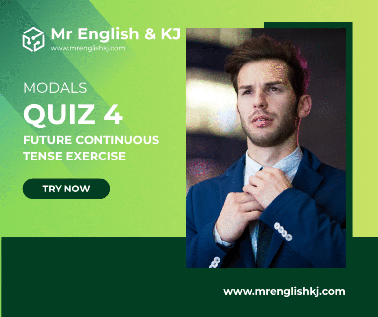 Future Continuous Tense Test