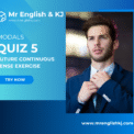 Future Continuous Tense Quiz, Exercise, Test