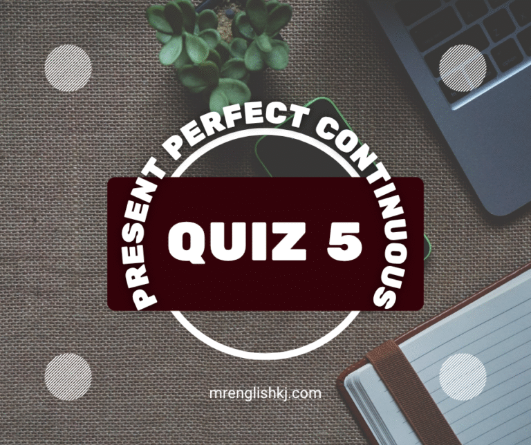 Present Perfect Continuous Tense Exercise