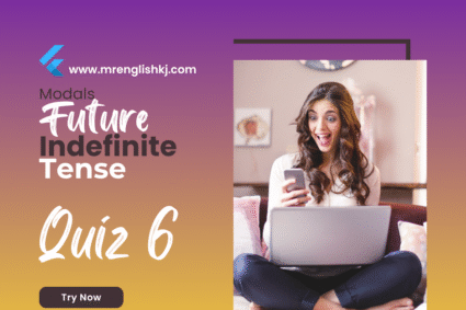 Future Indefinite Tense Quiz 6 — Will & Shall Modals, Fully Explained Answer & Word Builder