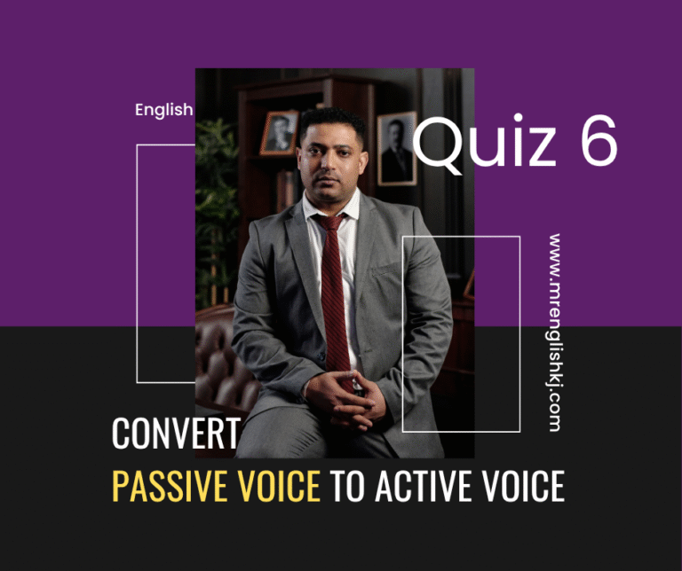 Convert Passive voice to active: Exercise