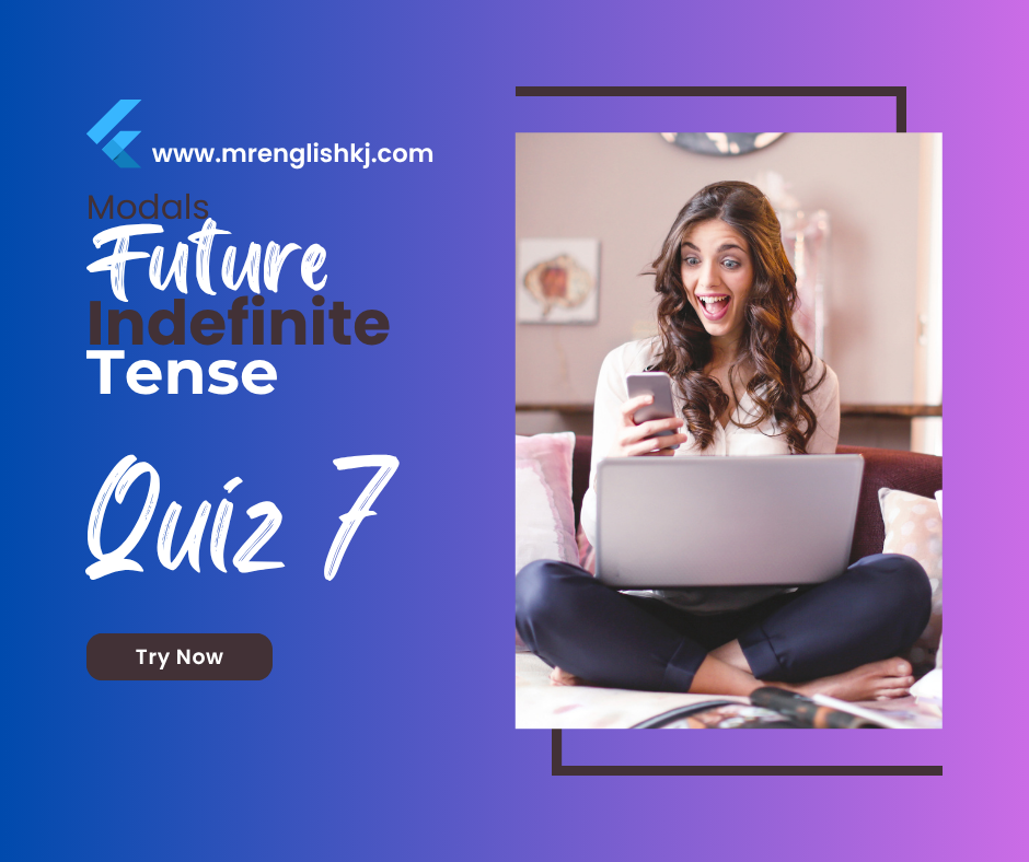 Future Indefinite Tense Quiz, Exercise, Test