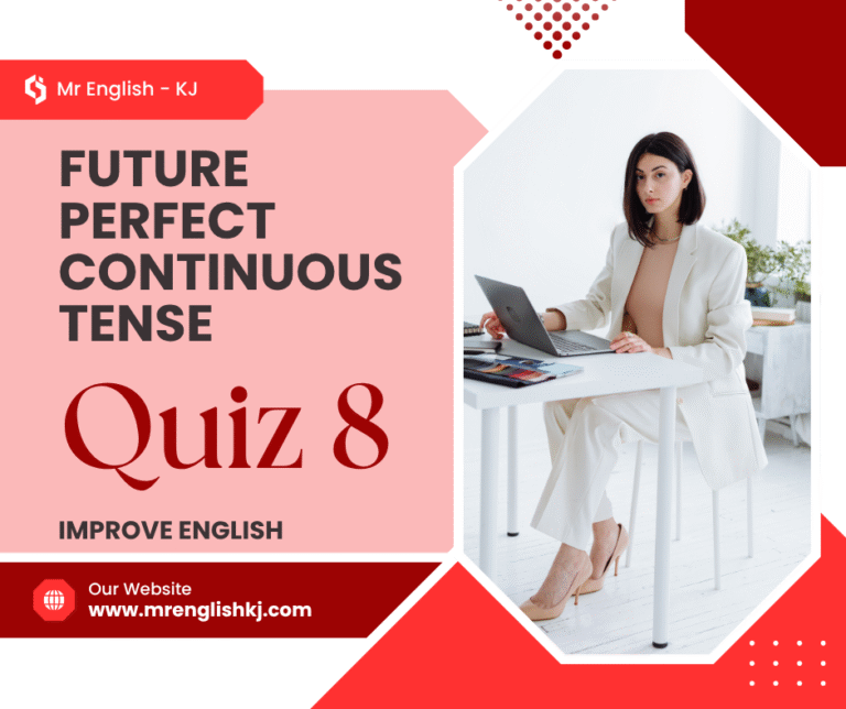 Attempt: Future Perfect Continuous Tense Exercise