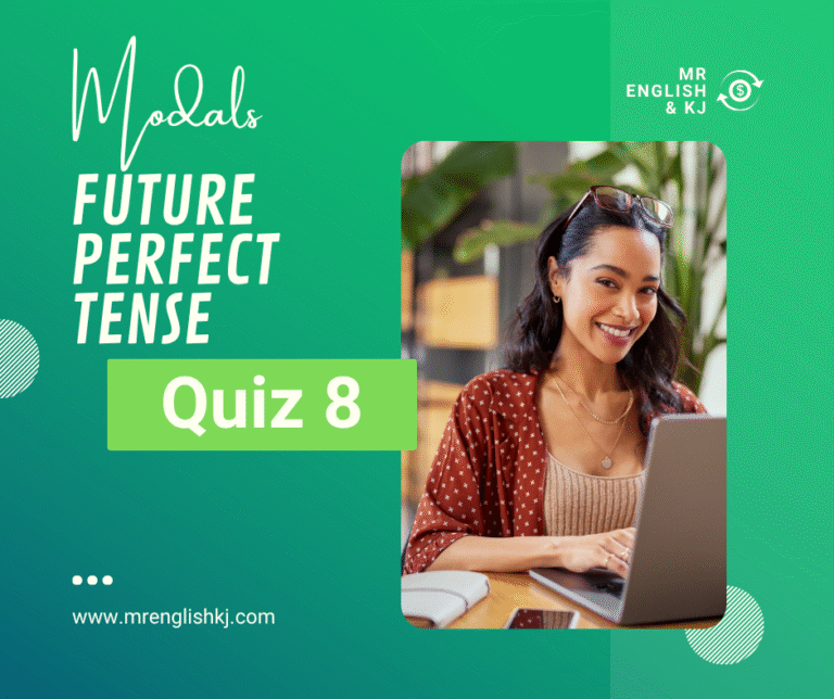 Future Perfect Tense Quiz, Exercise, Test